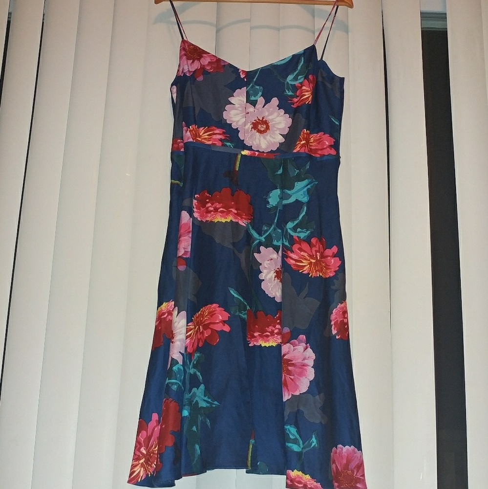 NWT Banana Republic Navy Floral Dress
